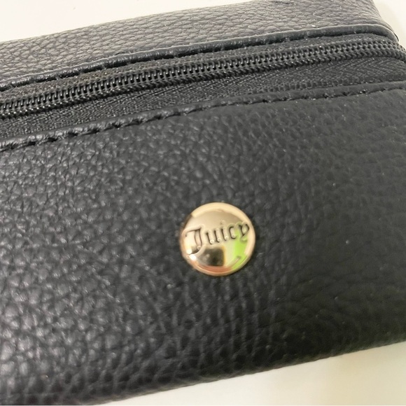 Juicy Couture Black Small Coin Purse Wallet Bag - Picture 12 of 13